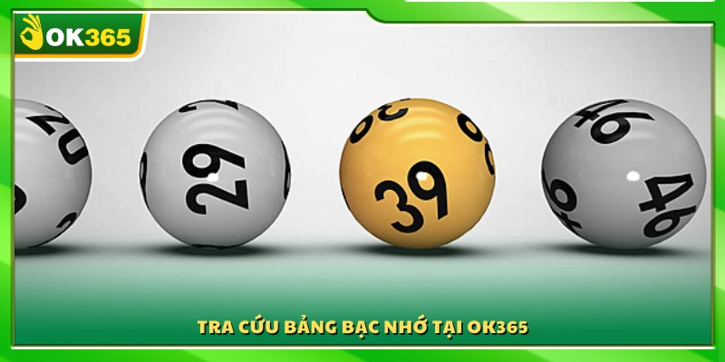 Tra cứu dữ liệu bạc nhớ trực tiếp trên hệ thống 