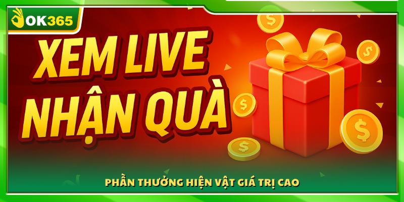 Giải thưởng là những món quà hiện vật có giá trị lớn